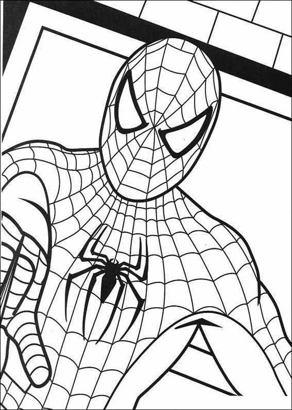 Coloriage Spiderman (3) - Momes.net