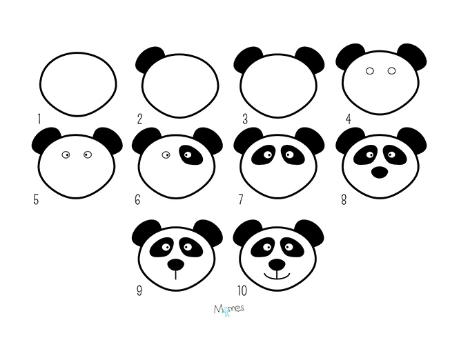 Apprendre à Dessiner Un Panda Momesnet